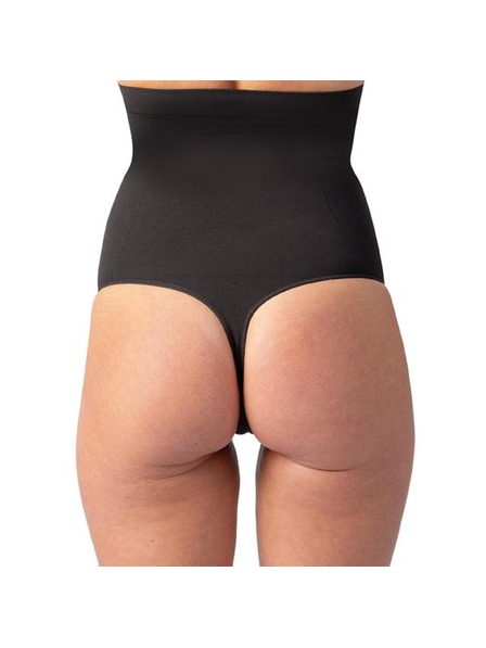 Bellinda INVISIBLE SILHOUETTE HIGH WAIST THONG - Tanga modelatoare cu talie înaltă pentru femei - neagră