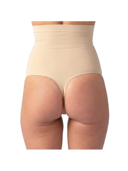 Bellinda INVISIBLE SILHOUETTE HIGH WAIST THONG - Tanga modelatoare cu talie înaltă pentru femei - culoarea pielii