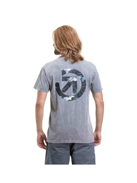 Meatfly Tricou bărbătesc Meatfly Core Pewter Acid Wash
