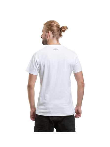 Meatfly Meatfly tricou bărbătesc Fitti White