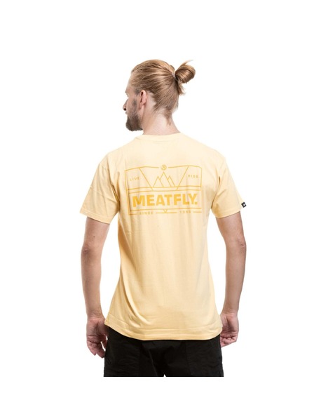 Meatfly Meatfly tricou bărbătesc Lorim Cornsilk
