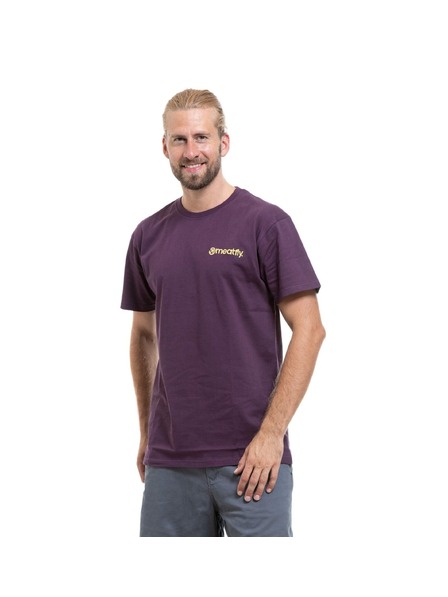 Meatfly Meatfly tricou bărbătesc Meatlfy Minlo Deep Purple
