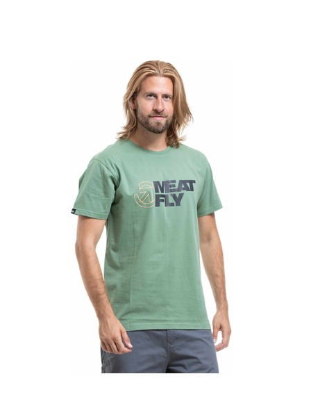 Meatfly Meatfly tricou bărbătesc Revital Hedge Green