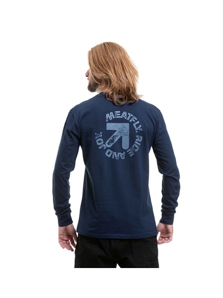 Meatfly Meatfly tricou bărbătesc cu mânecă lungă Lonrrow Smoky