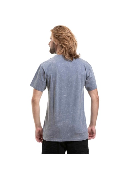 Meatfly Meatfly tricou bărbătesc MF Logo Pewter Acid Wash