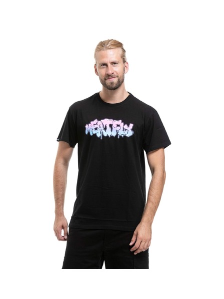 Meatfly Meatfly tricou bărbătesc Fitti Black