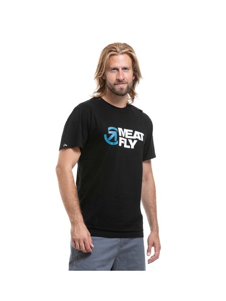 Meatfly Tricou bărbătesc Meatfly Revital Black