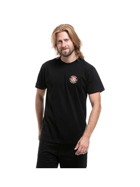 Meatfly Tricou bărbătesc Meatfly Black Heart Blue Black
