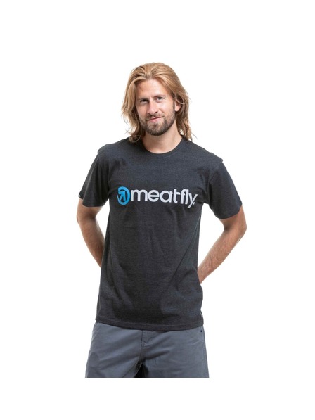 Meatfly Tricou bărbătesc Meatfly Joe Charcoal