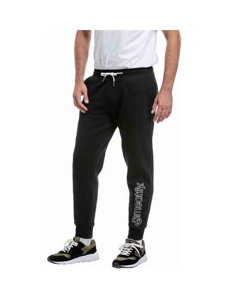 Meatfly Pantaloni de trening bărbătești Meatfly Joy Black / White