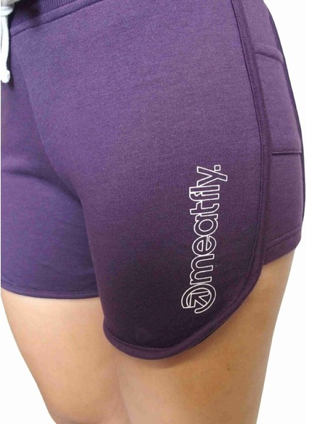 Meatfly Pantaloni scurți de trening femei Meatfly Nea Violet Profund
