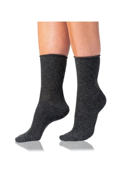 Bellinda SOFT WOOL SOCKS - Șosete din lână pentru femei - gri melanj