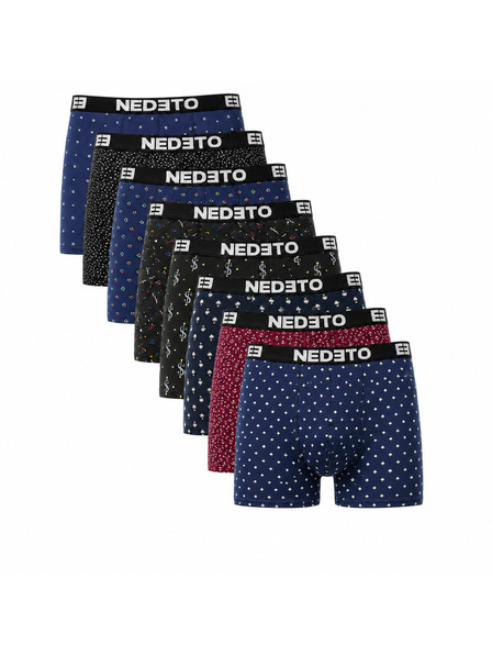 Nedeto Set de opt - boxeri bărbătești Nedeto multicolori