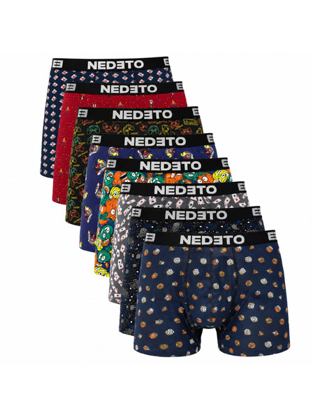 Nedeto Set de opt - boxeri bărbătești Nedeto multicolori